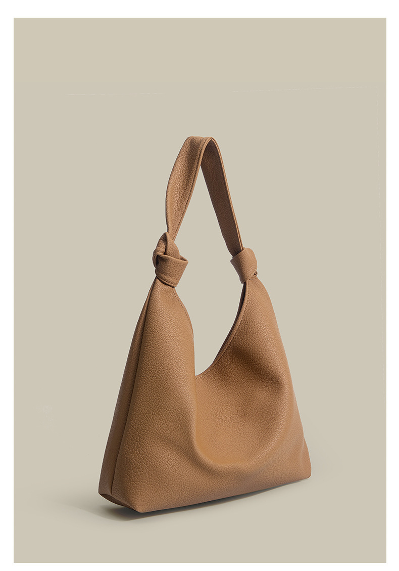 Soft Leather Tote Big Bag Fashion Simple Shoulder Bag