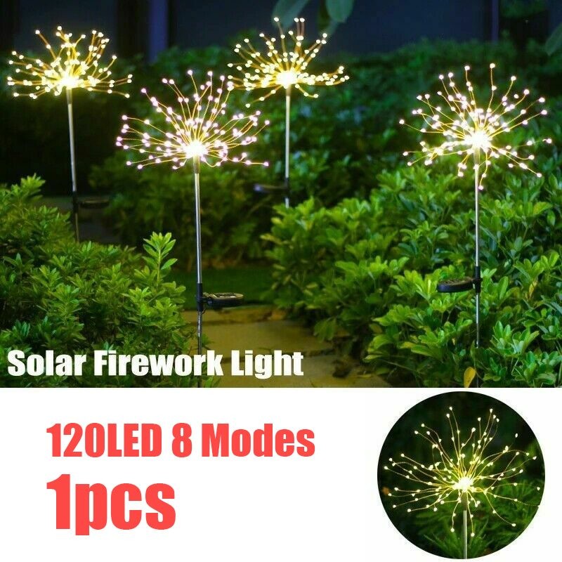 Garden Solar Light Outdoor Firework Lights