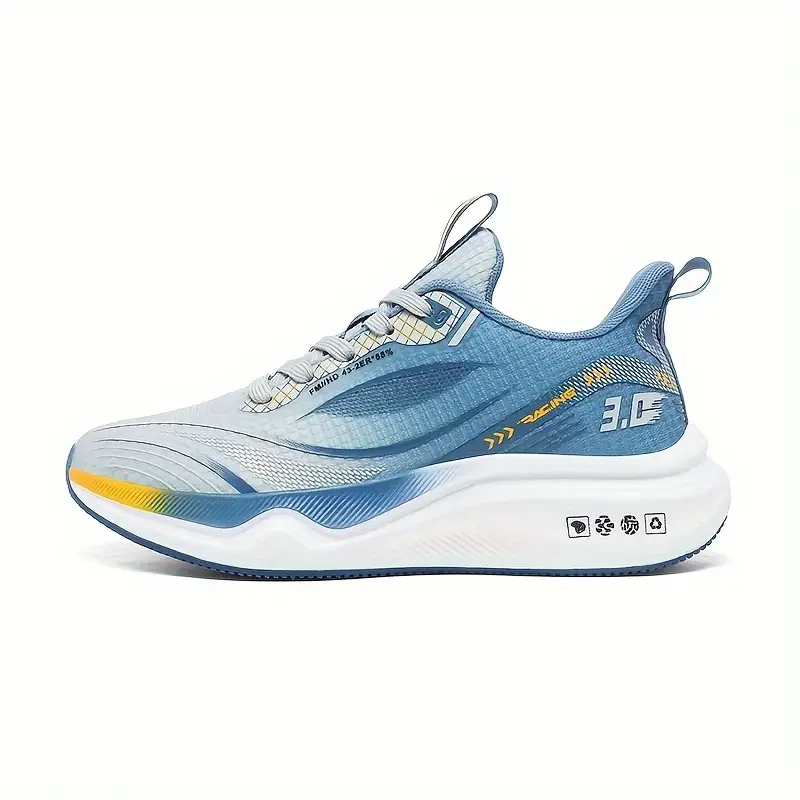 Preppy Mens Breathable Mesh Sneakers - Non-Slip Lightweight