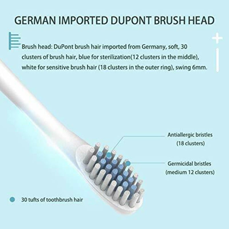 Rechargeable Sonic Electric Toothbrush White