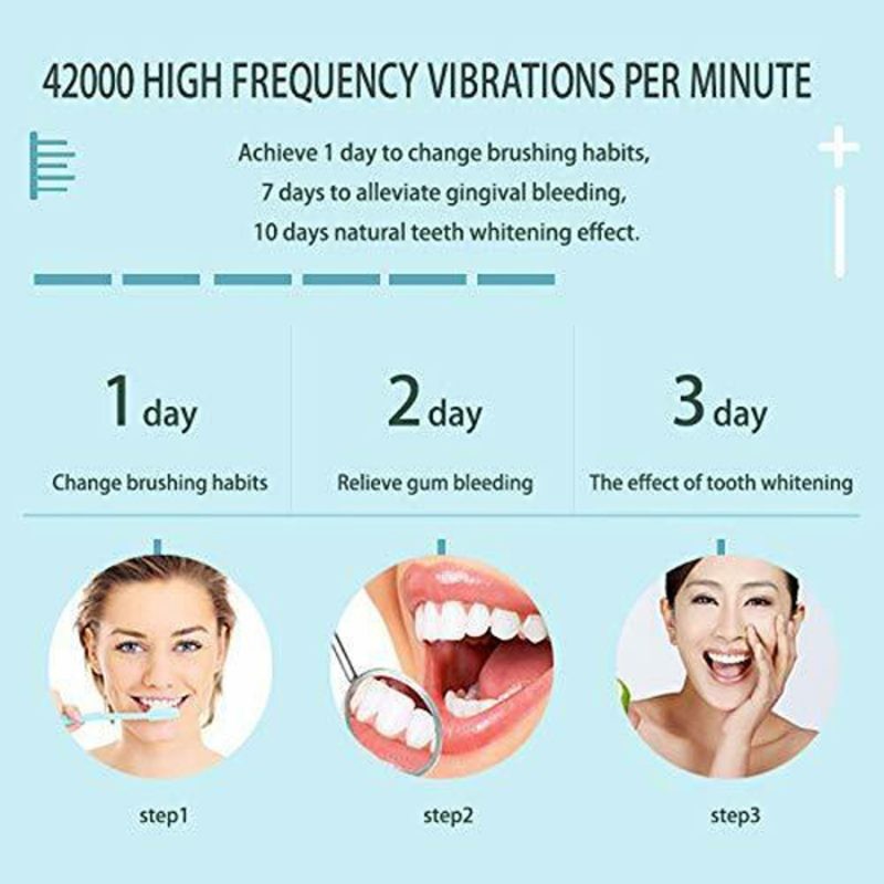 Rechargeable Sonic Electric Toothbrush Black
