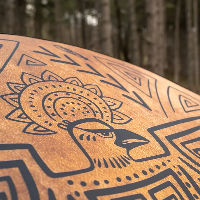 VMONKE 10-Inch Sacred Shamanic Bird Hand Drum Kit