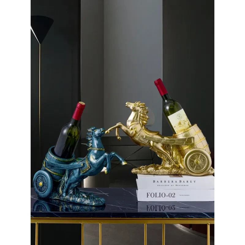 Red Wine Rack Decoration Modern Light Luxury Home Living Room Dining Table