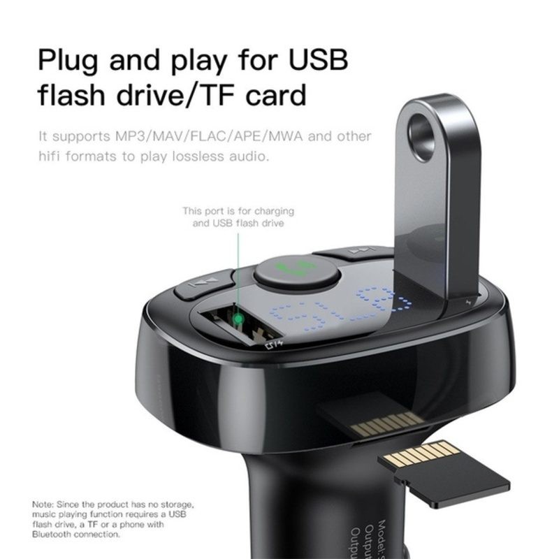 Bluetooth FM Transmitter Wireless MP3 Player Car Charger