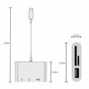 4 in 1 Lightning to USB SD Camera Card Reader Adapter