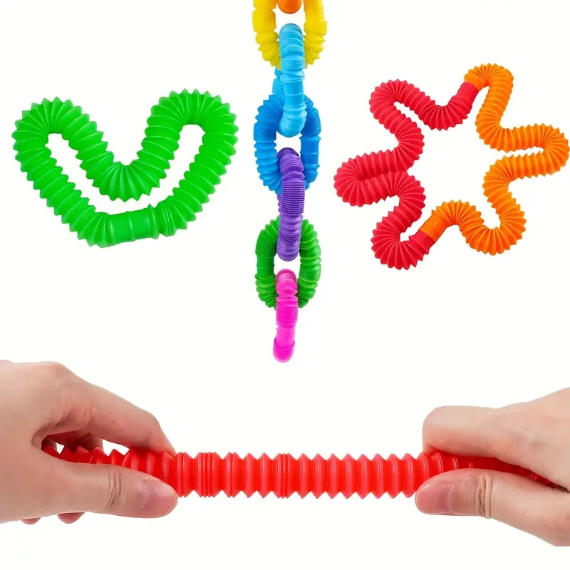 DIY Elastic Tube Toys in Random Colors