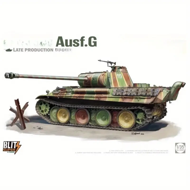 TAKOM 1/35 Scale German Tank Model Kit