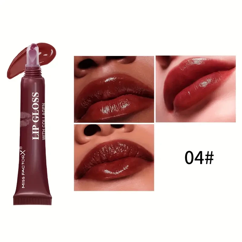 6pcs MISS FACTORX Lip Gloss Set for Women