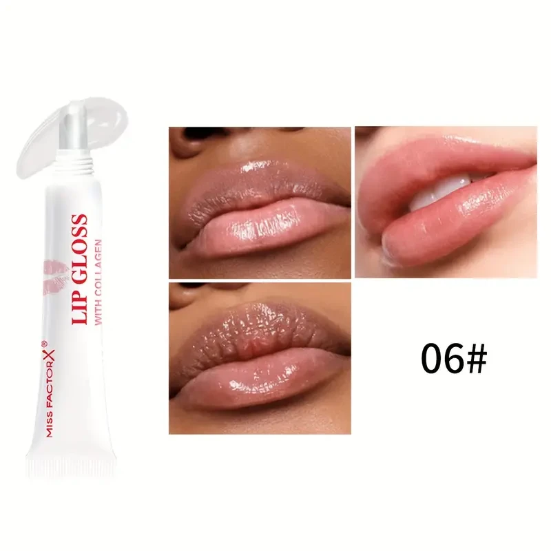 6pcs MISS FACTORX Lip Gloss Set for Women