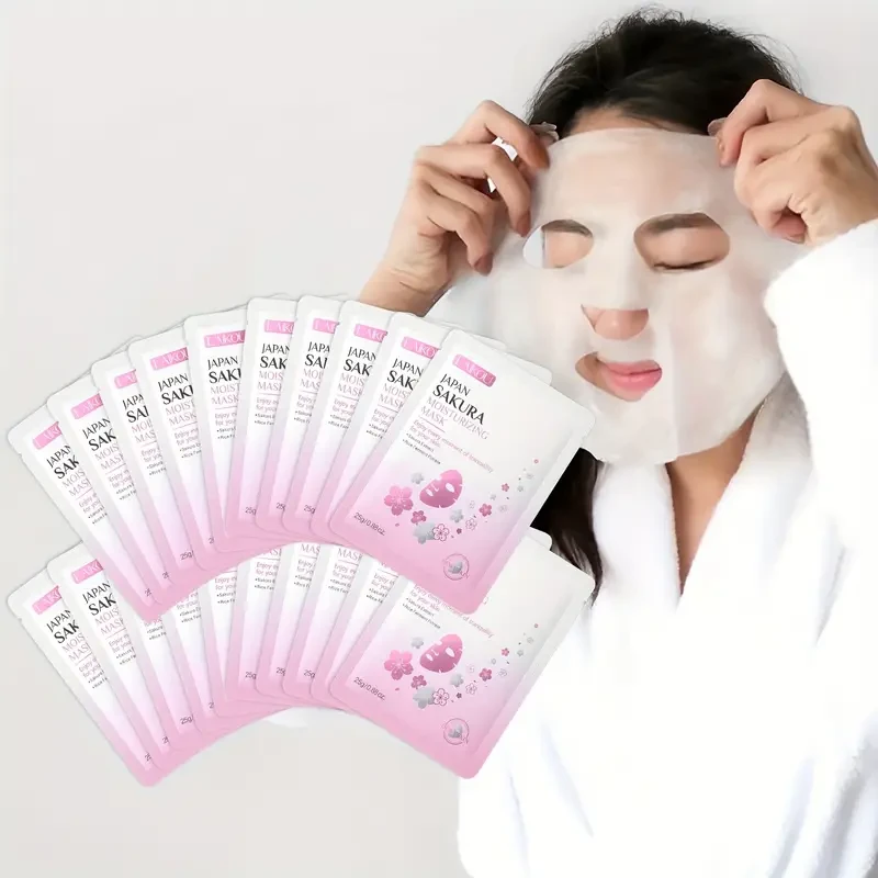 20pcs Japan Sakura Sheet Mask For All Skin Type