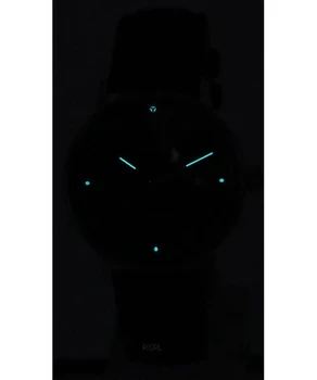 Iron Annie Bauhaus Leather Strap Black Dial Automatic 50502 Mens Watch