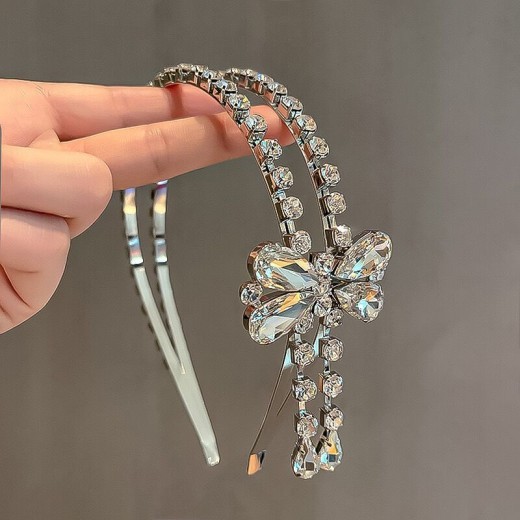 Hollow Butterfly Rhinestone Headband Fairy