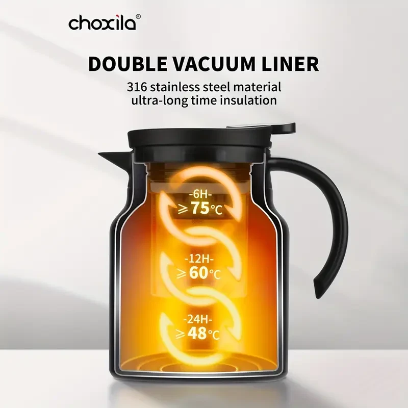 3-Piece Arabic Calligraphy Vacuum Insulated Tea Set