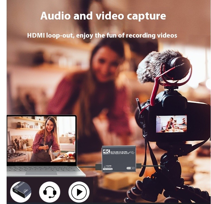 4K Gaming Set-top Box Recording Audio
