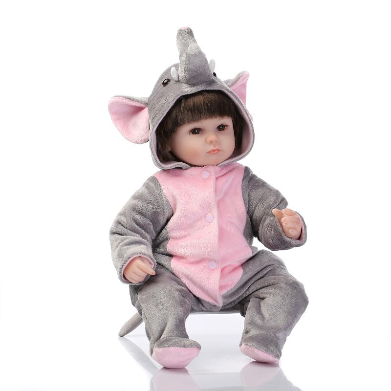 Simulation Cute Baby Toy Environmental Protection Soft Glue