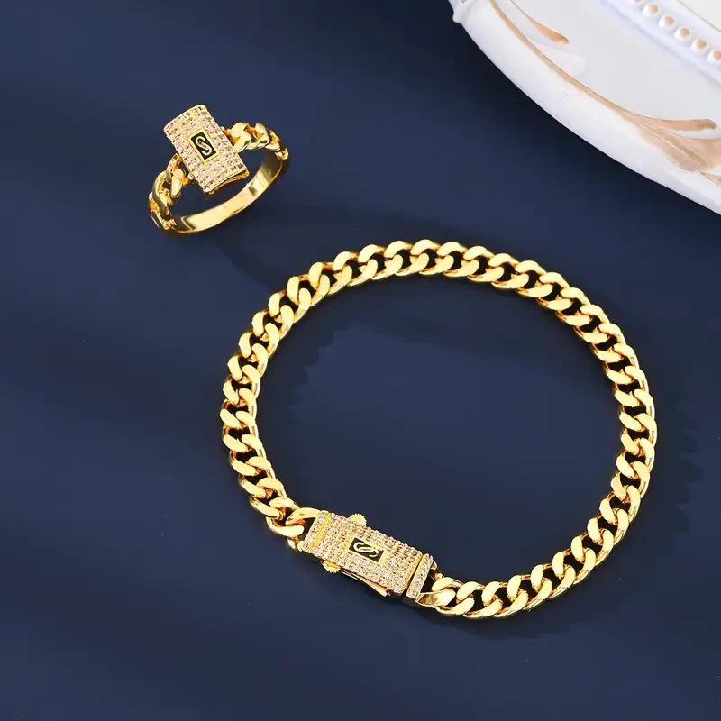 5pcs/set Fashionable Zirconia Earrings