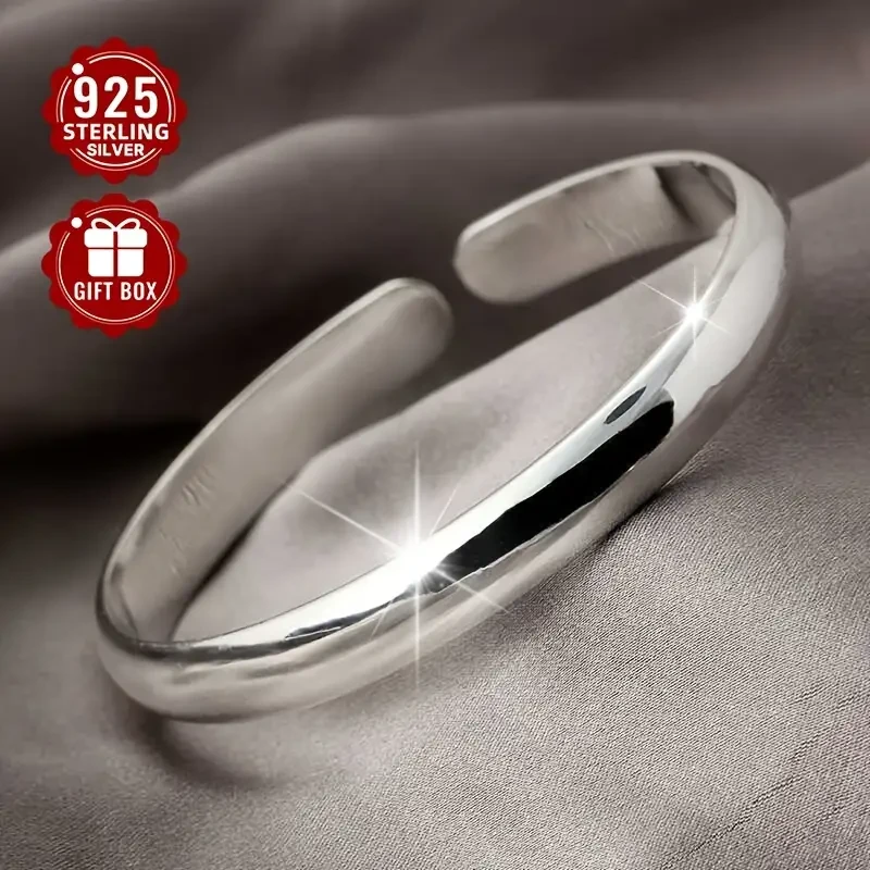 Elegant 925 Pure Silvery Bracelet - Hypoallergenic