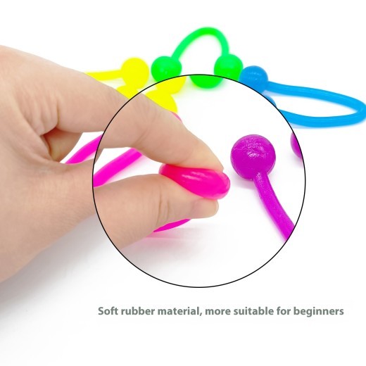 Soft Rubber Bead Fingertip Decompression Toy