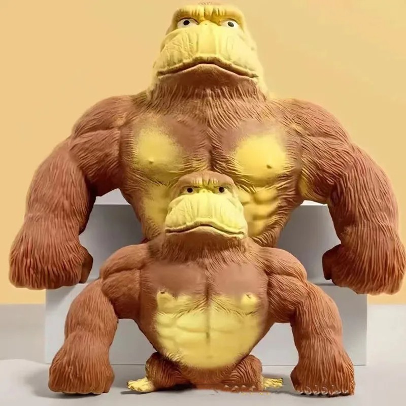 New Antistress Orangutan Fidget Toy - Squishy Elastic Monkey Stress Relief Game