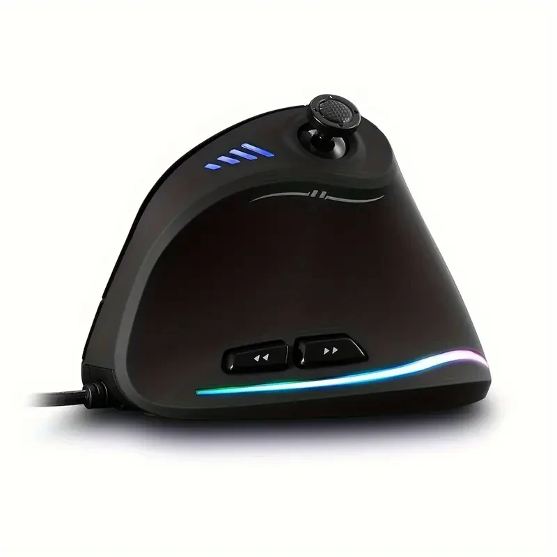 JOMAA C18 Wired Gaming Mouse with Vertical Rocker,
