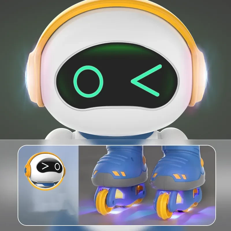 Remote Control Robot Pulley Remote Control Music Light Children's Toy