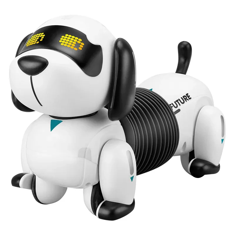 Simulation Robot Dog Retractable Stunt Children Toy Dog