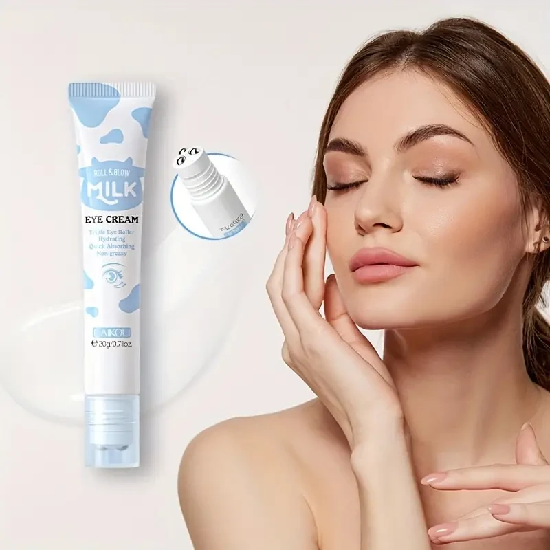 LAIKOU 0.71oz Milk Eye Cream with Vitamin A & B