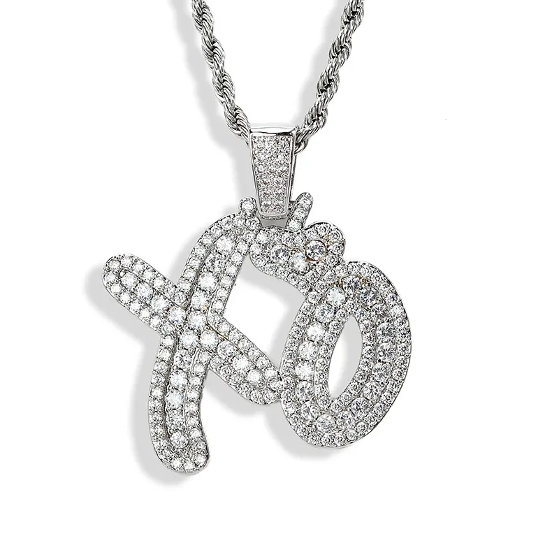 Love XO English Alphabet Love Pendant
