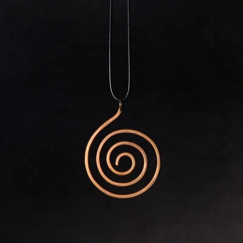 Handmade Pure Copper Necklace Pendant Vintage