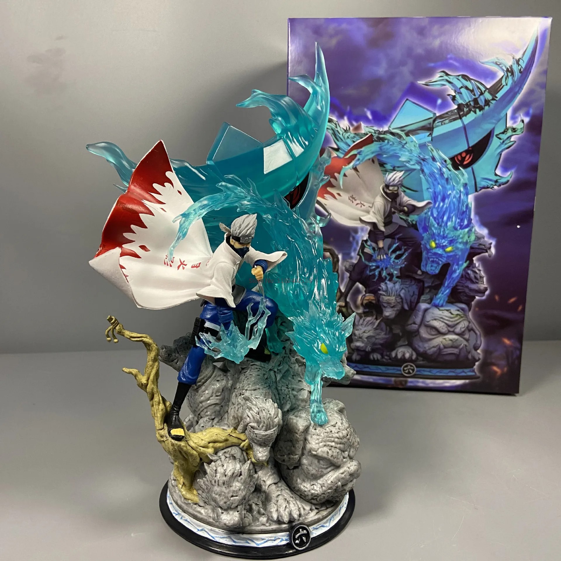 27cm GK Naruto Hatake Kakashi Anime Figure - Sixth Generation Ninja Statue