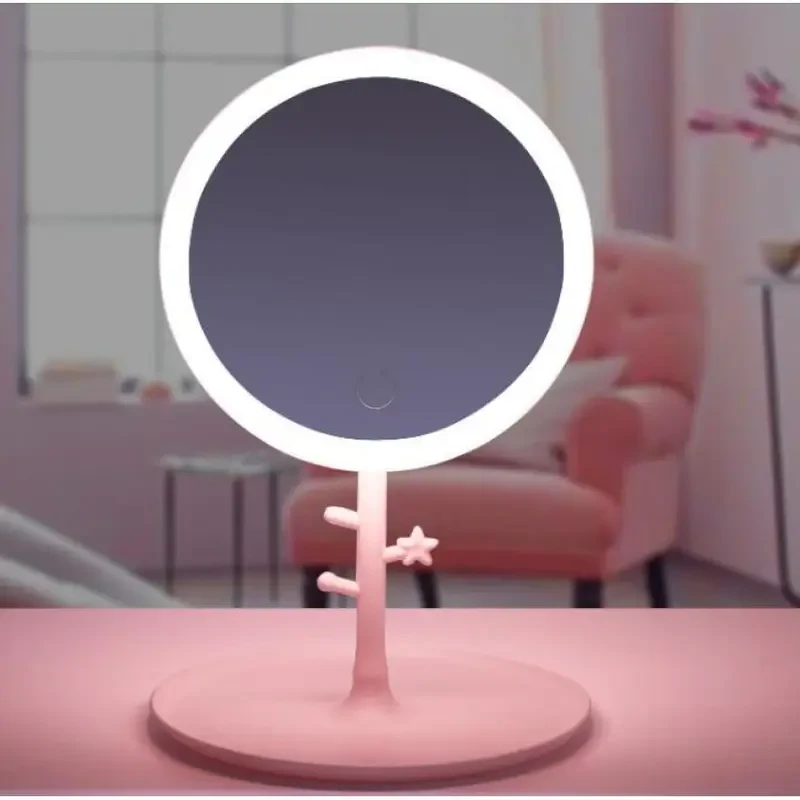 Rechargeable LED Vanity Mirror with Stand