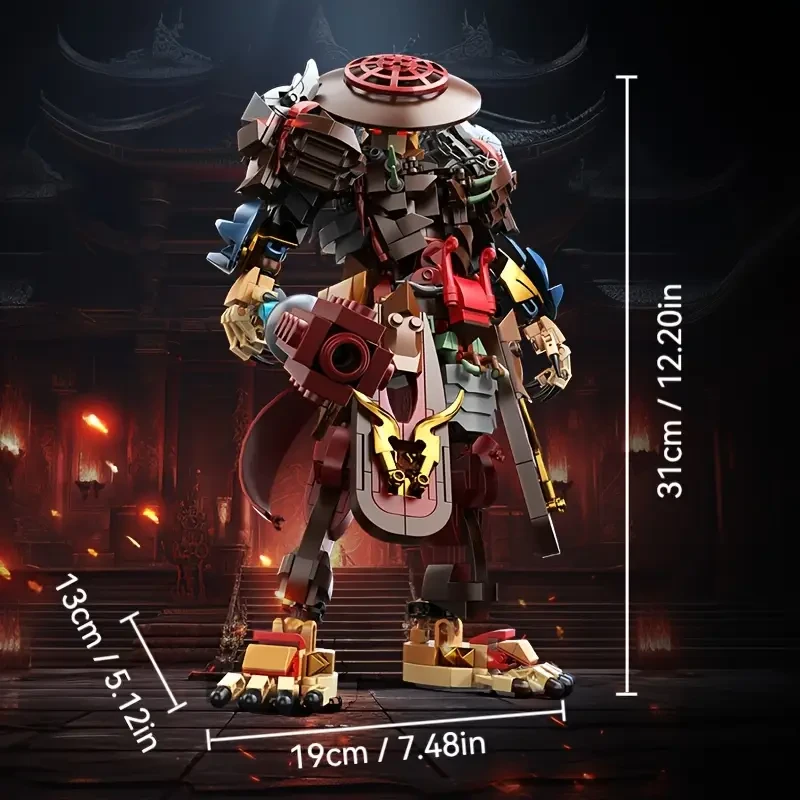 MOC Cool Style Mecha Warrior Assembly Toy