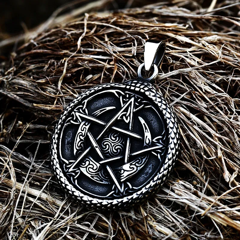 Stainless Steel Viking Tree Of Life Pendant