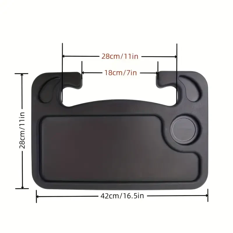Premium Multifunction Car Steering Wheel Tray - Versatile Portable Table for Eating, Working & Storage - Perfect Workstation on Wheels