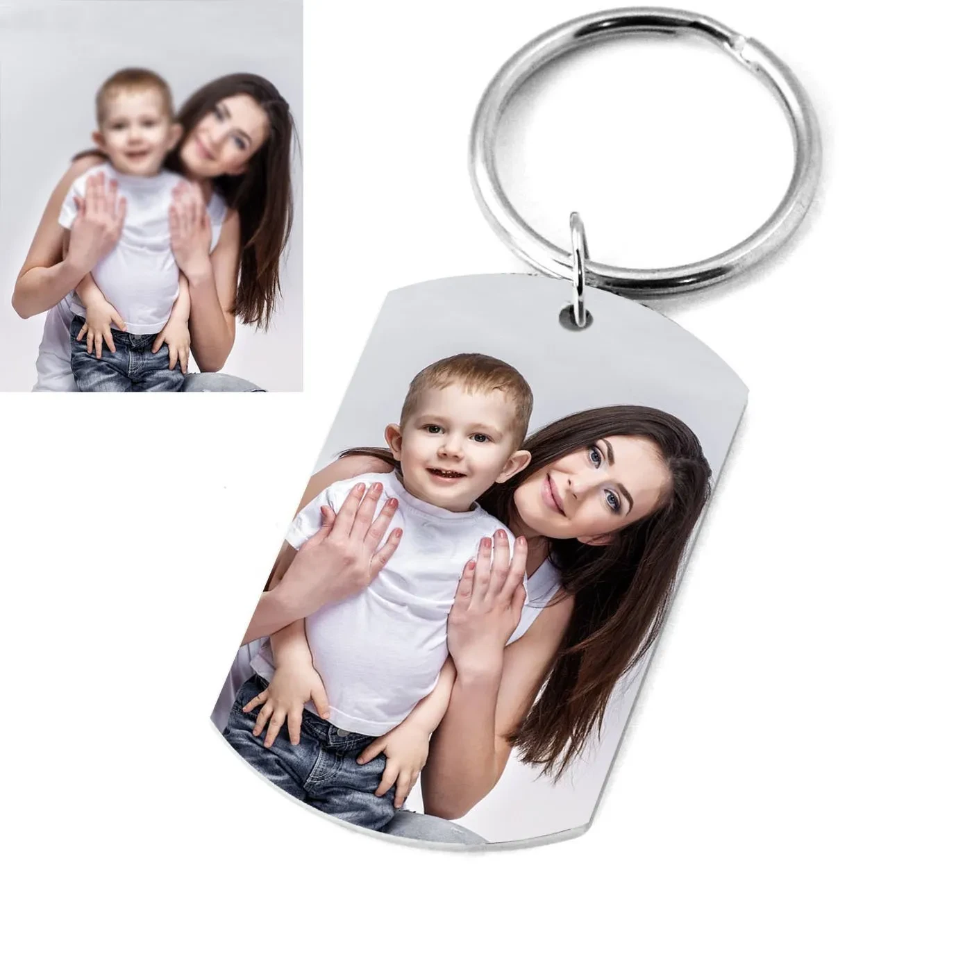 Diy Private Tag Keychain Pendant