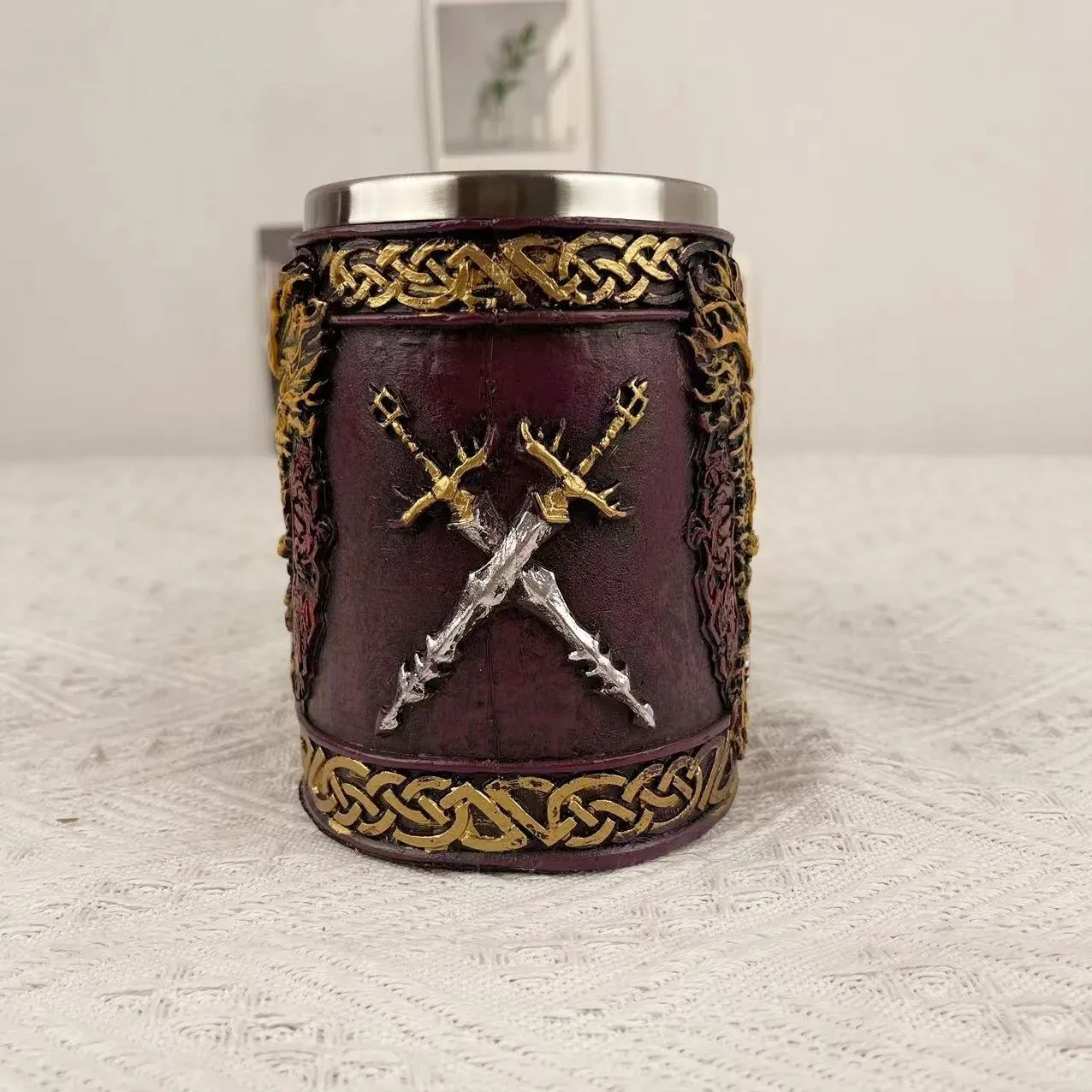 Creative Viking Pirate Beer Stainless Steel Water Cup