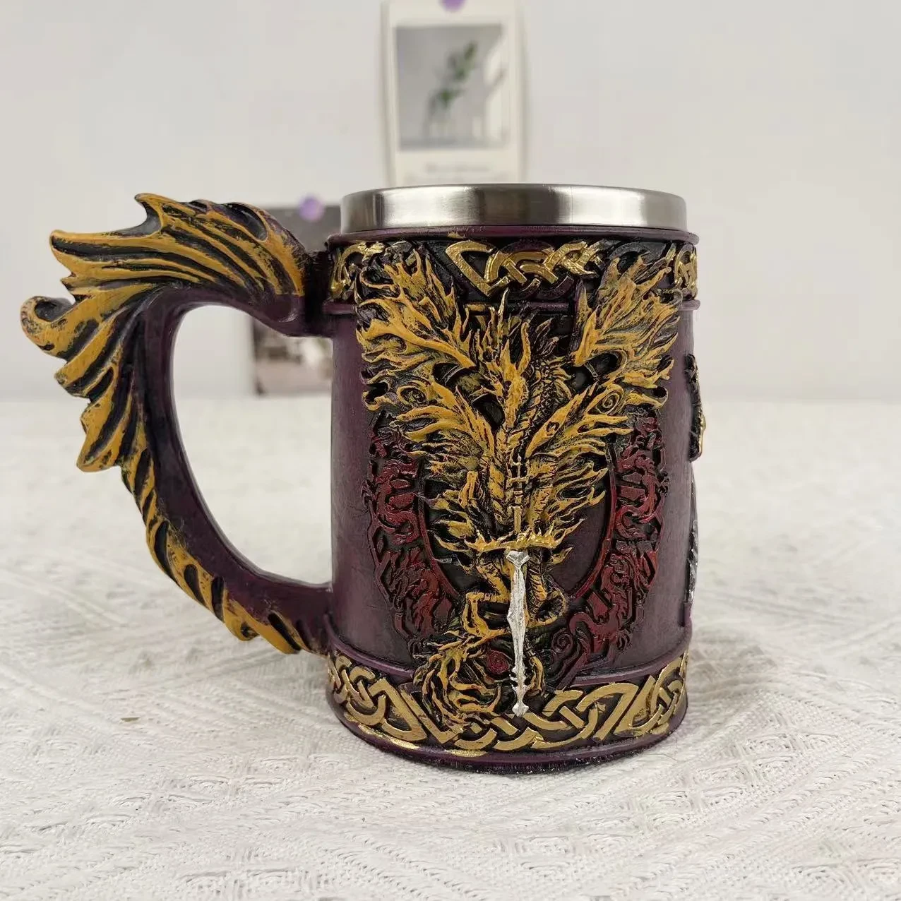 Creative Viking Pirate Beer Stainless Steel Water Cup