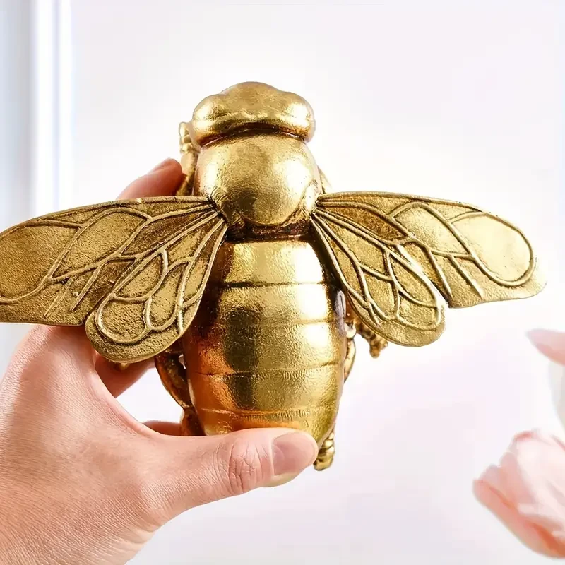 1pc Art Deco Resin Honeybee Home Decor