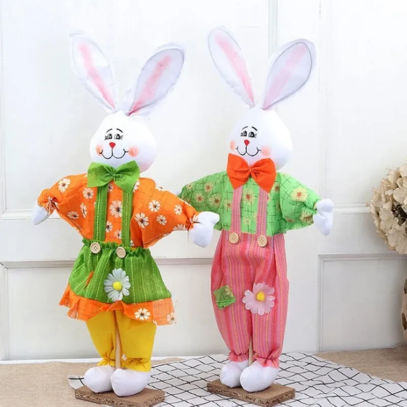 Rabbit Scarecrow Toy