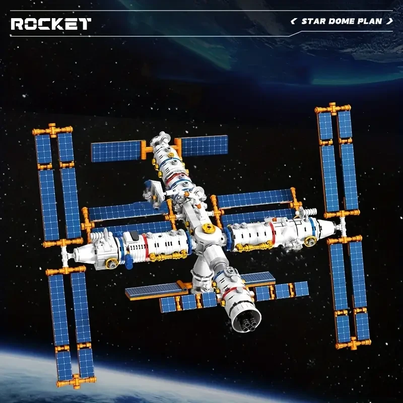1126+ Pieces for Assembling The Tiangong Space Station