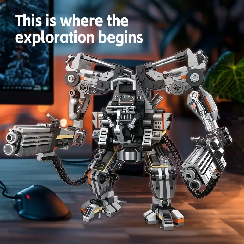 684pcs Robot Building Blocks