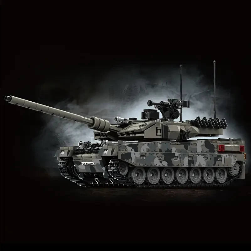 Military tank toy assembly building blocks