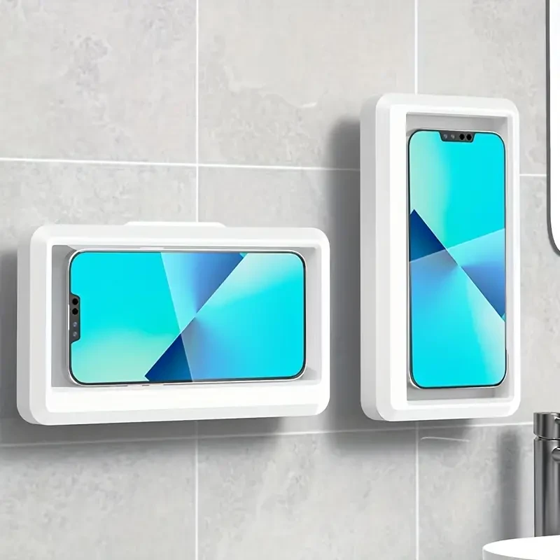Waterproof 360 Rotating Shower Phone Holder - Wall Mount Case for iPhone