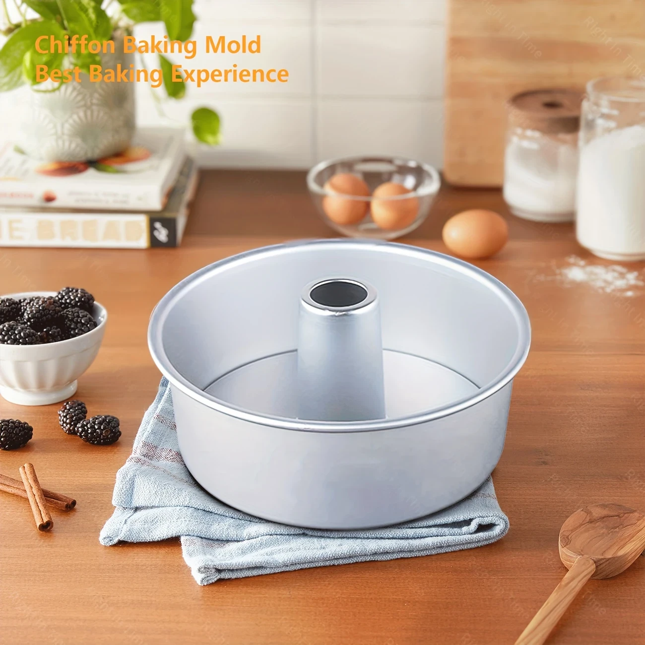 8-Inch Angel Food Cake Pan 3-Part Set