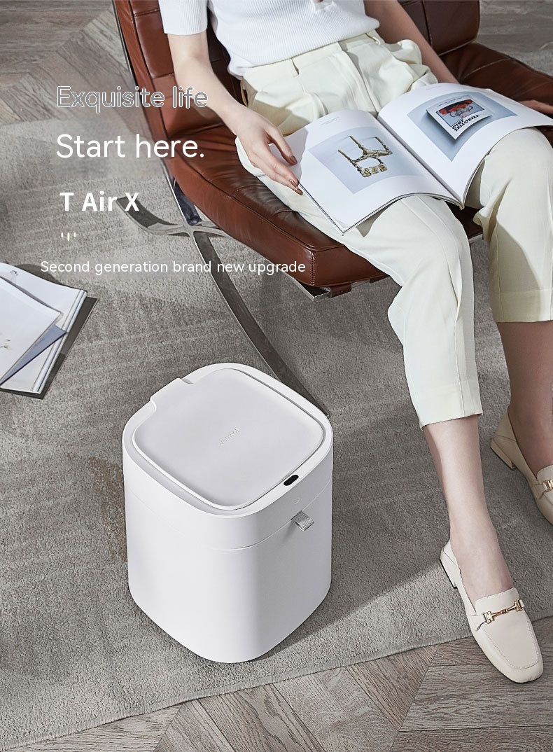 Smart Household Kitchen Automatic Bag Change Trash Can