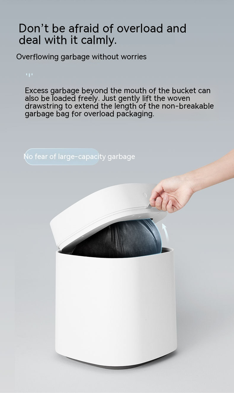 Smart Household Kitchen Automatic Bag Change Trash Can