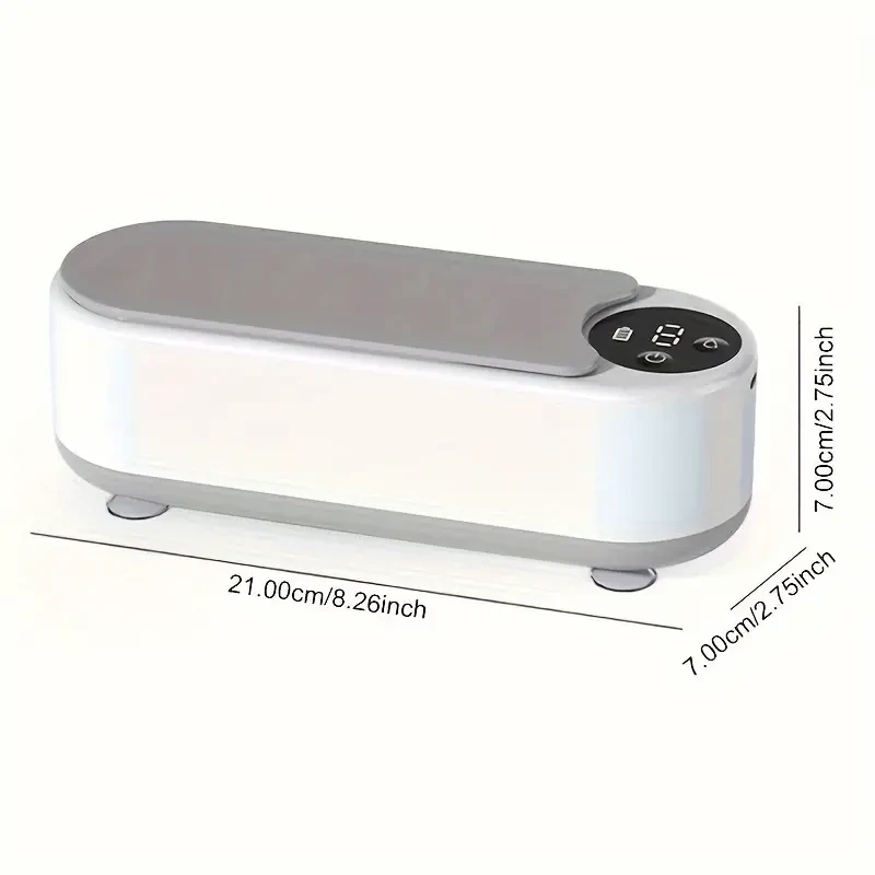 Portable Wireless Jewelry Cleaner - USB Rechargeable, 360 High-Efficiency Cleaning