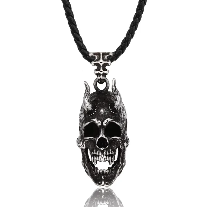 Vintage Claw Skull Stainless Steel Pendant