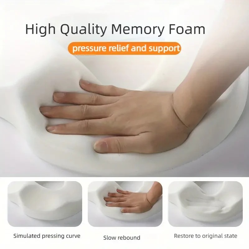 Ergonomic Memory Foam Donut Seat Cushion