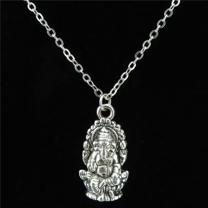 Simple Personality Clavicle Chain Elephant Pendant